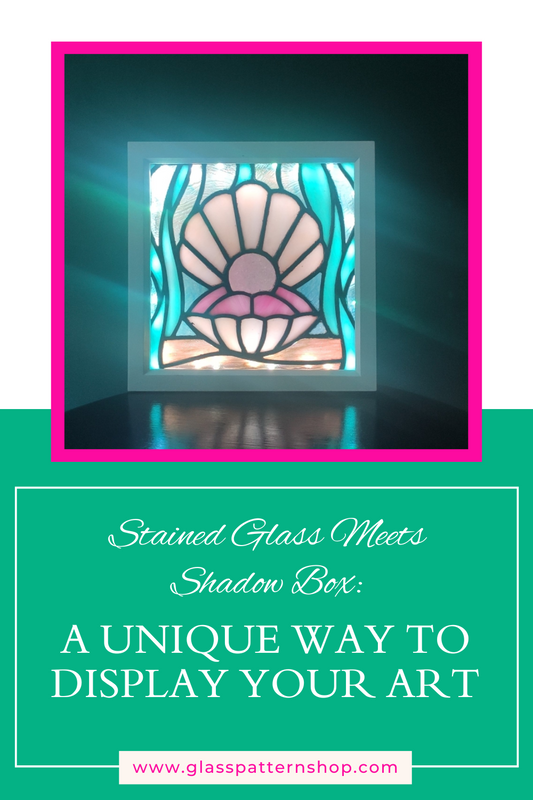 Creating a Stunning Stained Glass Shadow Box with Lights