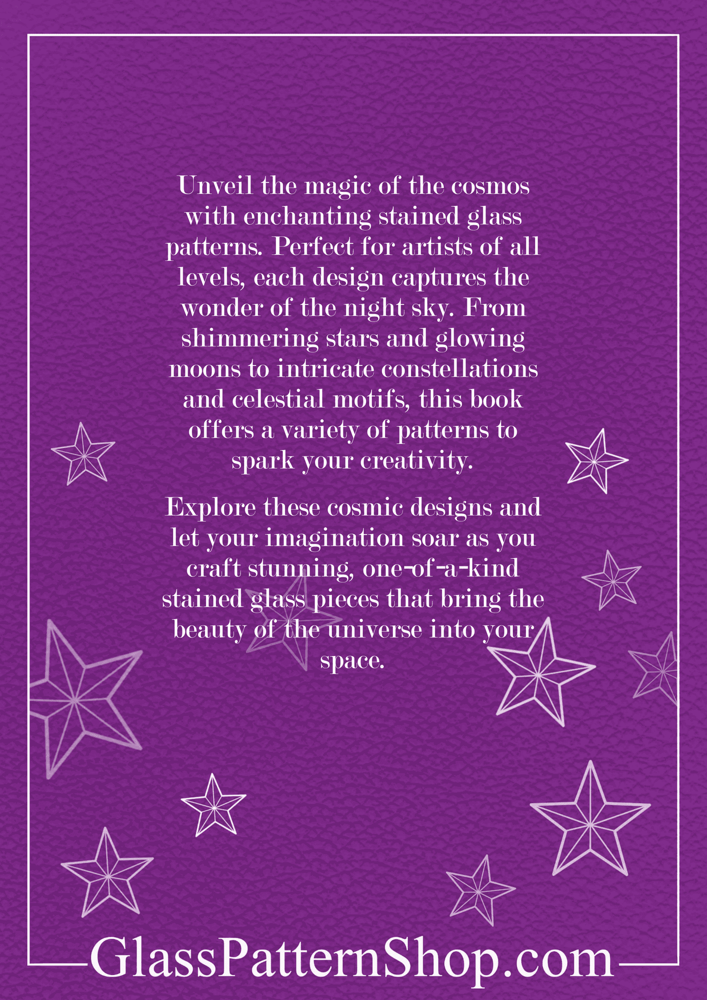 Celestial Stained Glass Pattern Book - Digital Download