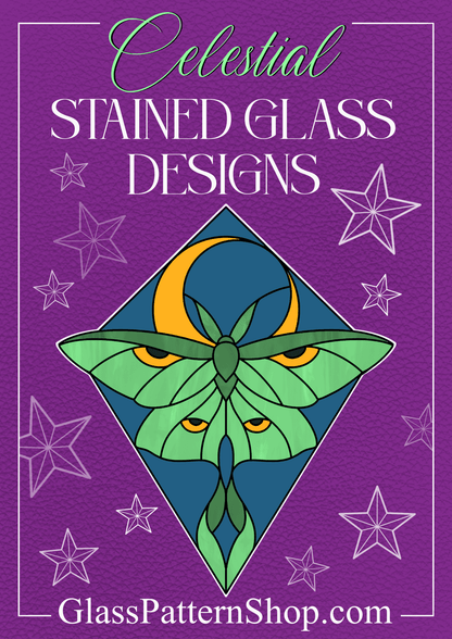 Celestial Stained Glass Pattern Book - Digital Download